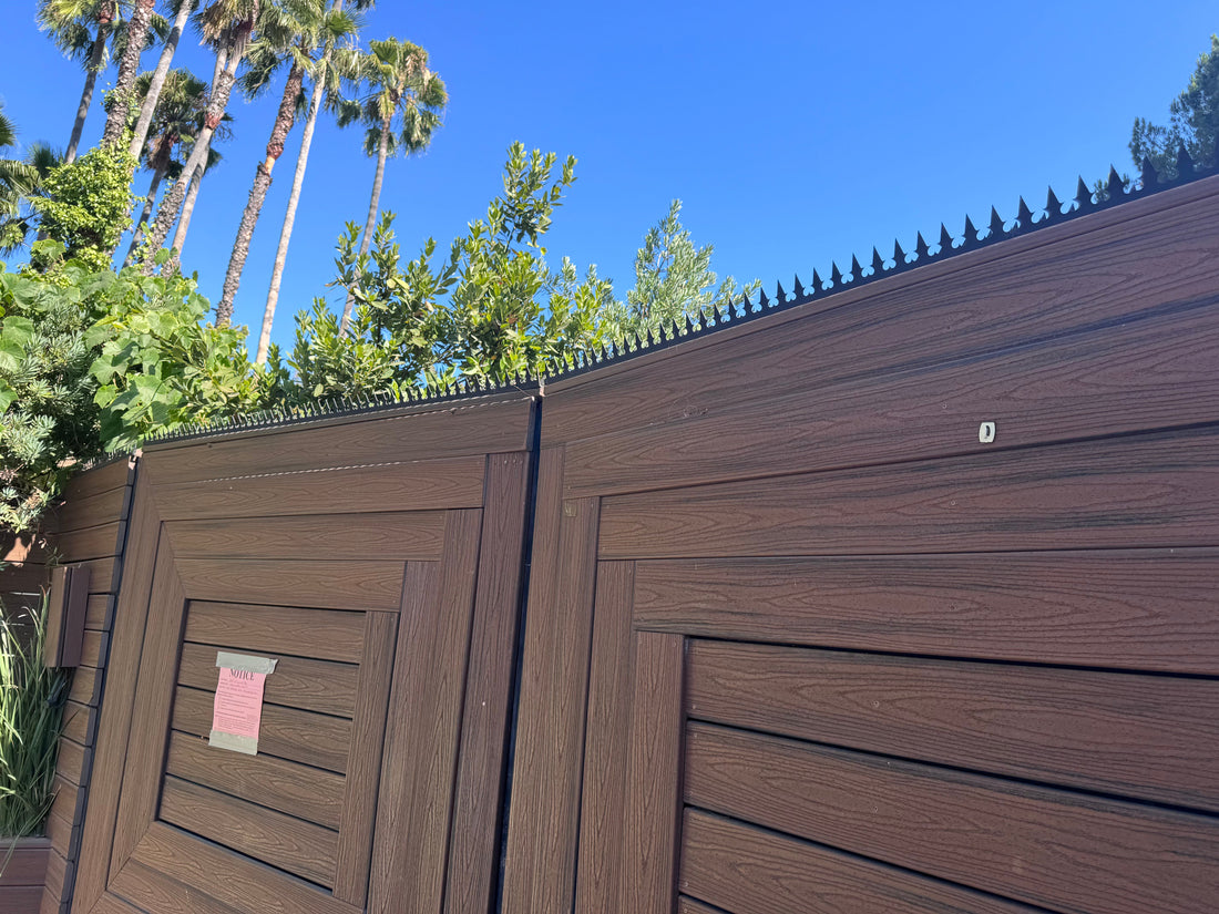 Los Angeles Case Study: Laurel Pass Ave Hilltop Gate Security Installation