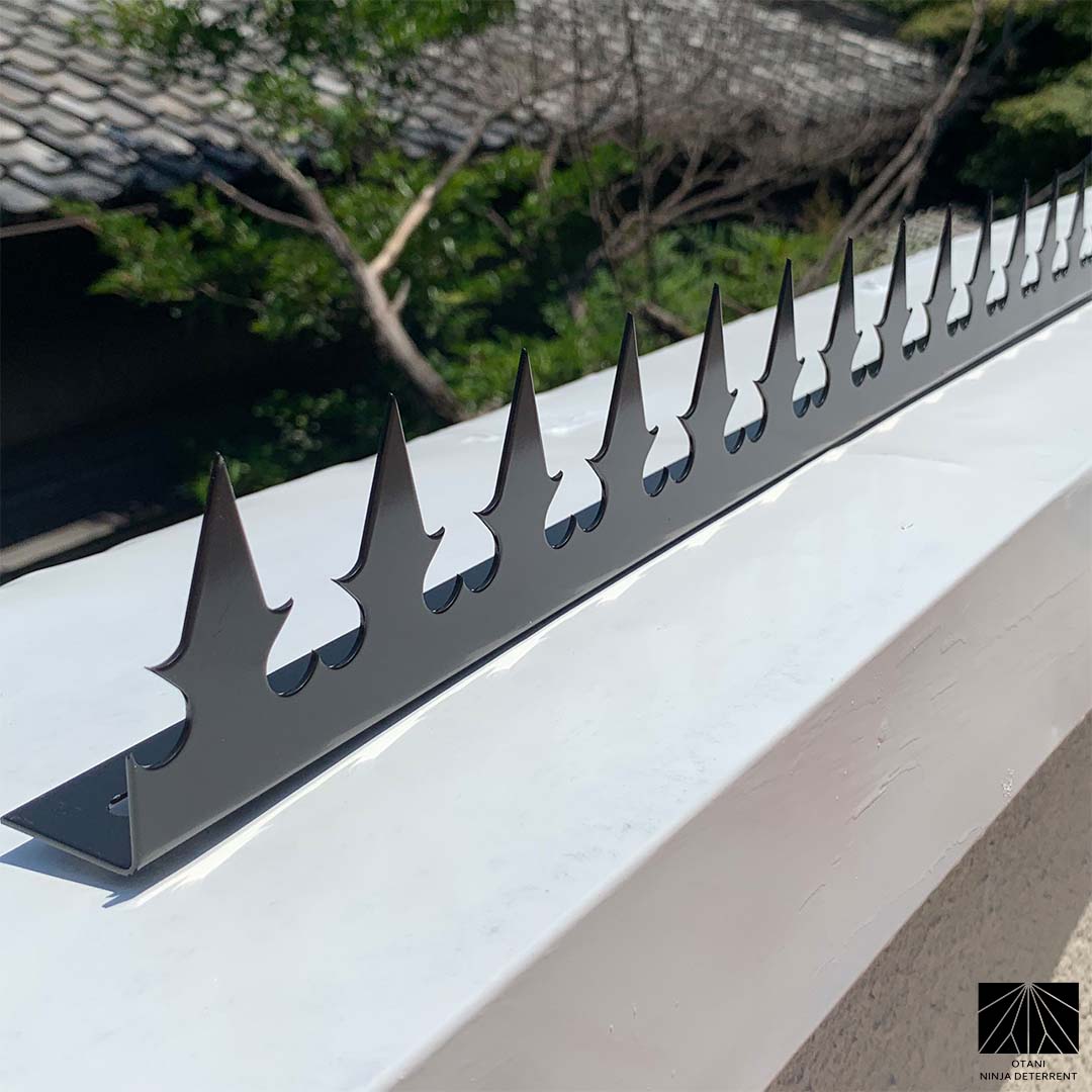 Long-view of GIZAGIZA black heart on parapet – perfect balance of elegance and anti-intrusion function