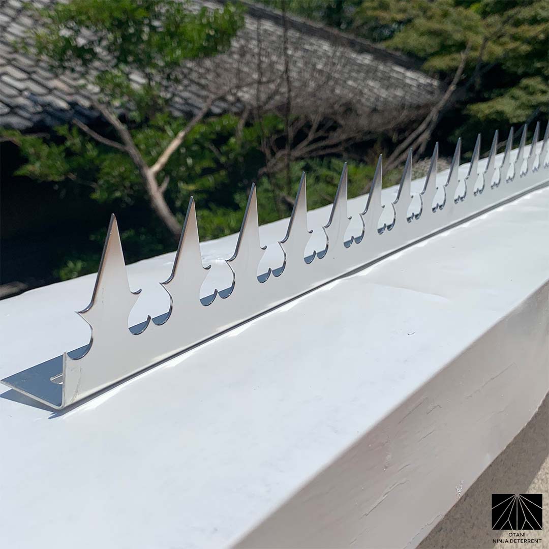 Long-view of GIZAGIZA stainless heart on parapet – perfect balance of elegance and anti-intrusion function