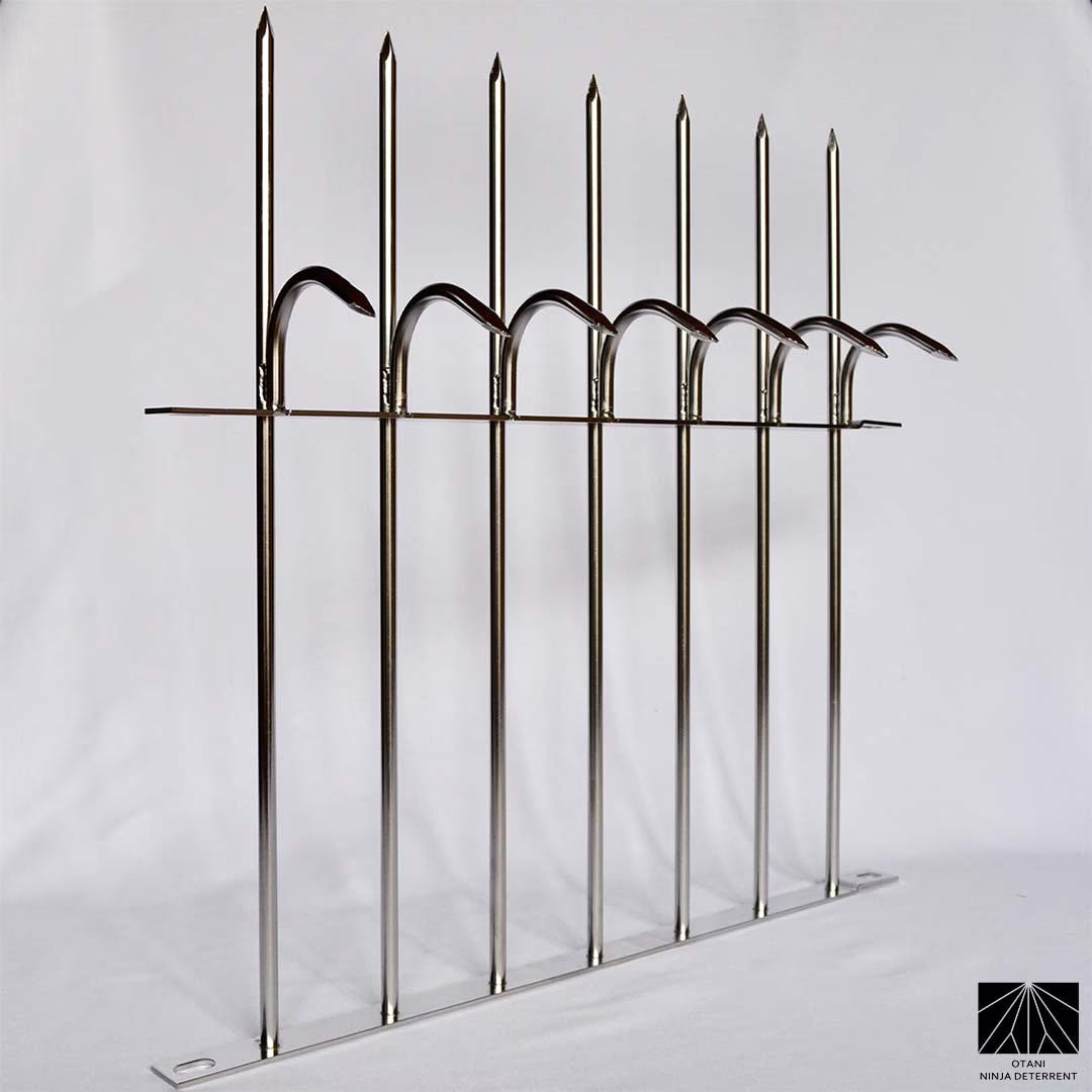Long size Ninja Deterrent stainless steel security spikes for anti-climb and bird control