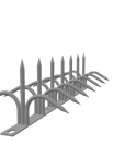 Ninja Deterrent™ Classic Stainless Steel Security Spikes – Anti-Climb & Bird Control (short Size) 530mm/20.87inch