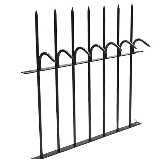 black long steel Ninja Deterrent security spikes for anti-climb and bird control