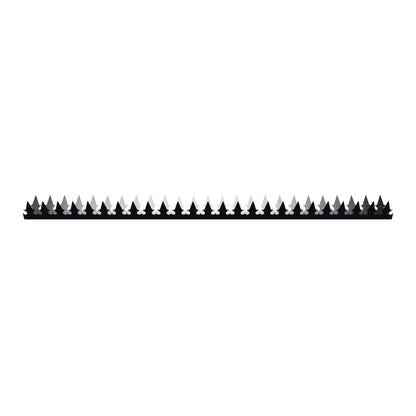 GIZAGIZA HEART Stainless Black Security Spikes – Anti-Climb & Bird Control (Black Dual Bladed) 1000mm/39.37inch